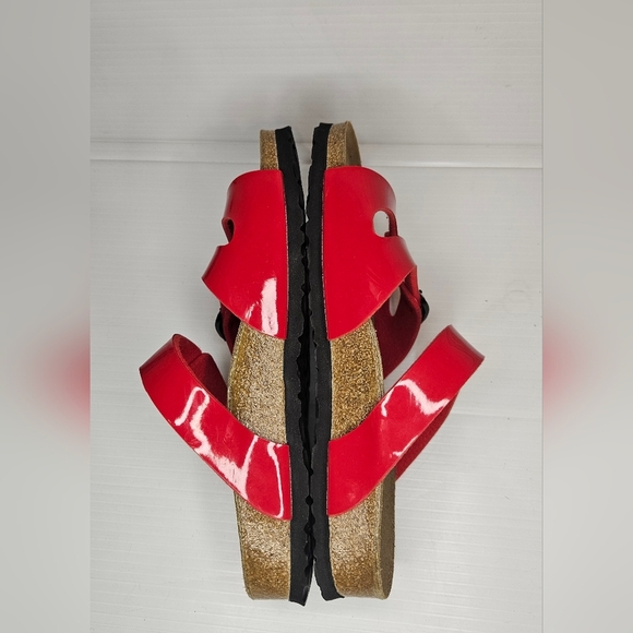 New Birki’s by Birkenstock red sandals, size 38 - Picture 3 of 7